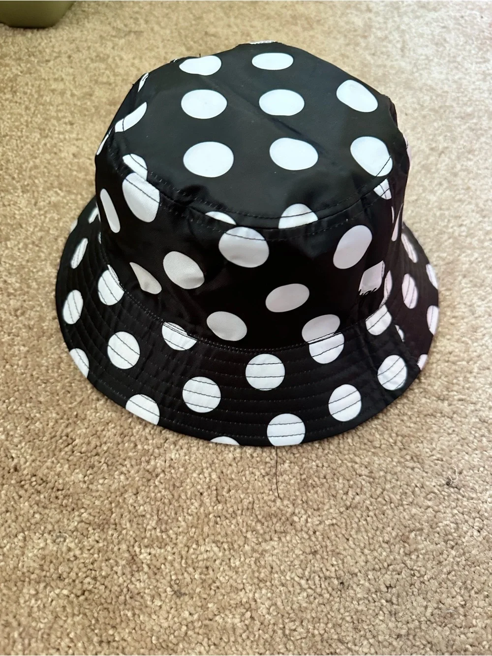 Lug Black & White Polka Dot reversible Bucket Hat